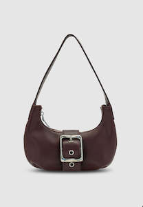 Brie Leon Everyday Mini Baguette Bag Dark Plum