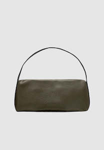 Brie Leon Harlow Slouch Baguette Bag Khaki Nappa