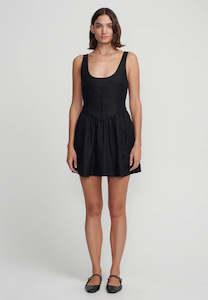 Hansen and Gretel Tiggy Mini Dress Black