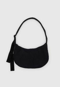 Baggu Medium Nylon Crescent Bag Black