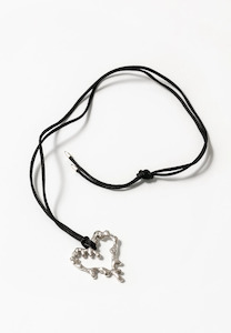 Wolf Circus Gabriela Necklace Silver/Black