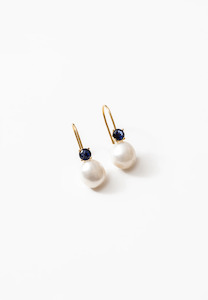 Wolf Circus Erin Earrings Gold Blue