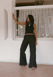 Après Studio Black Sage Cotton Pant