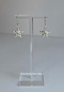 Bebe Mae Star Earrings Peridot