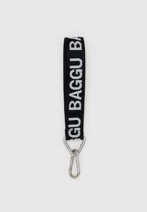 Baggu Logo Keychain Black and White