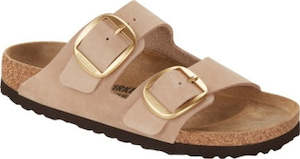 Birkenstock Arizona Big Buckle Nubuck Sandcastle