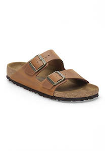 Full Priced Birkenstock: Birkenstock Arizona Oiled Leather Cognac