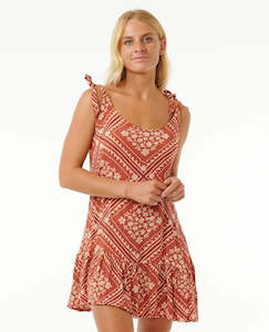 RIPCURL DRESS - SOLIEL COVER UP / RUST