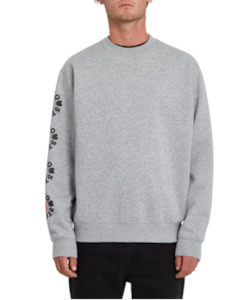 Volcom Crew - Catch 91 Crew Fleece Grey