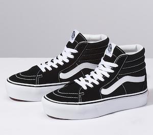 Vans Footwear - Sk8-hi Platform 2.0 Black/white