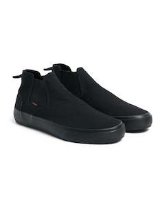 Closed Footwear: KUSTOM FOOTWEAR - JIMMY BOOT / ALL BLACK