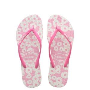 HAVAIANAS - KIDS SLIM DAISY / WHITE/ROSE