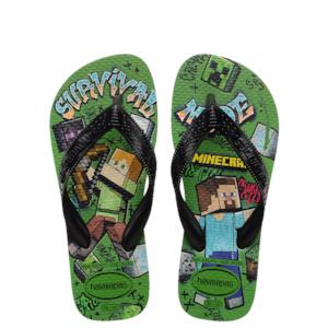 HAVAIANAS - KIDS TOP MINECRAFT / BEIGE