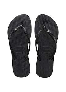 HAVAIANAS - SLIM CRYSTAL BLK