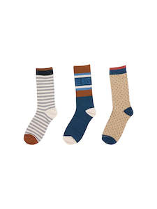 NO EXCESS SOCKS - SOCKS 3 PAIR GIFT BOX / 999 MULTI