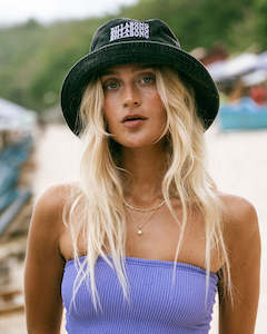 Billabong Bucket Hat - Stacked Sun Faded Hat / Black Sands