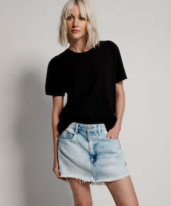 ONETEASPOON DENIM SKIRT - WILDE BLUE VANGUARD MID WAIST