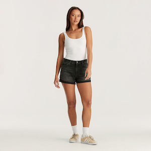 Riders Shorts - Mid Slouch Short / Soot Fade