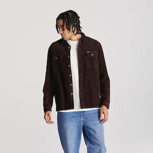 RIDERS L/S SHIRT - WORKER SHIRT / BROWN CORD