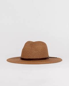 Rusty Sunhat - Gisele Straw Hat / Choc - Honey