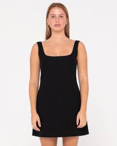 RUSTY DRESS - MEG SLIP DRESS / BLACK