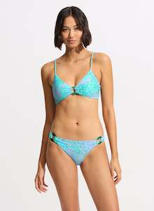 Seafolly Product: SEAFOLLY BIKINI TOP - RING FRONT BRALETTE / VIVID GREEN