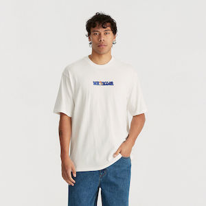 WRANGLER TEE - MUSHIE SLACKER TEE / VINTAGE WHITE