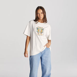 WRANGLER TEE - SOLAR WINGS SLOUCH / VINTAGE WHITE