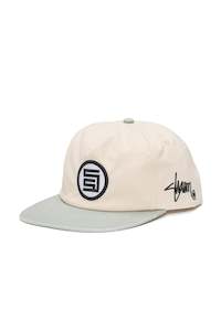 S-DOUBLE CAP - S-DOT SNAPBACK / SAGE GREEN