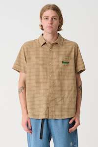 M/SF/T S/S SHIRT - GOLEN GUMS SHIRT / TAN