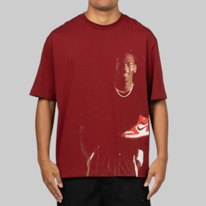 Statement 1985 Crew Gel J Day T-Shirt - Team Red