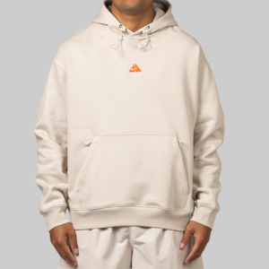 Clothing: ACG Therma-FIT Fleece Hoodie - Light Orewood Brown