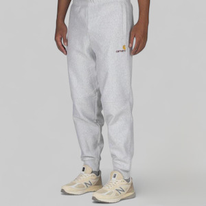 Clothing: American Script Jogging Pant - Ash Heather