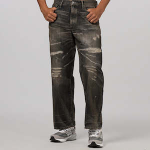 Clothing: Savage Denim DP Wide Pant - Black