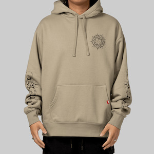 Clothing: X Thom Hinton Yin Yang Hoodie - Eucalyptus