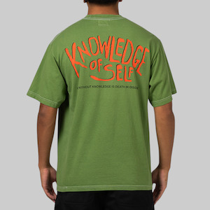 Clothing: Knowledge Of Self T-Shirt - Vintage Green