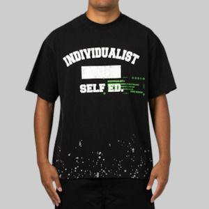 Self Education T-Shirt - Vintage Black