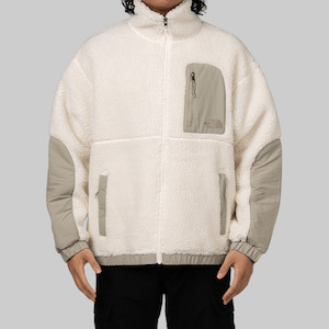 Clothing: M66 High Pile Fleece Jacket - White Dune/Clay