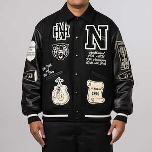 Stadium Jacket - Black/White