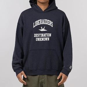 Clothing: College Logo Hoodie - Navy