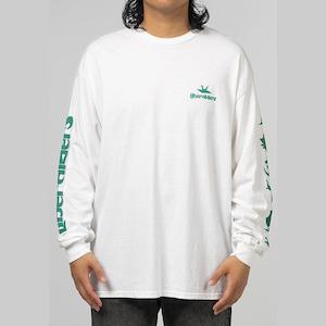 Sleeve Logo Long Sleeve - White