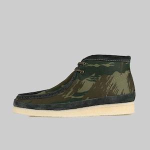 Clothing: Wallabee Boot - Green Camouflage "Harajuku Pack"