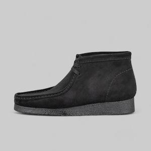 Wallabee Boot - Black Suede