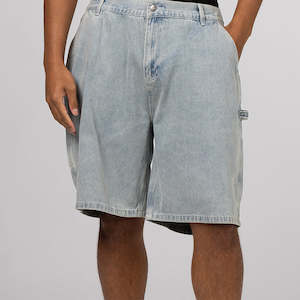 Clothing: Carpenter Jean Short - Light Blue