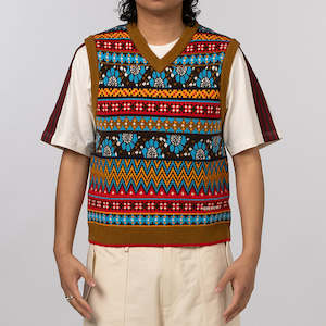 Clothing: Wales Bonner Knit Vest - Multi