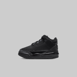 Air Jordan 3 Retro "Black Cat" (Toddler)