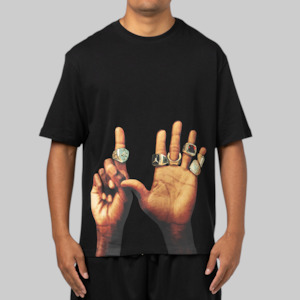 Flight MVP Rings T-Shirt - Black/Sail