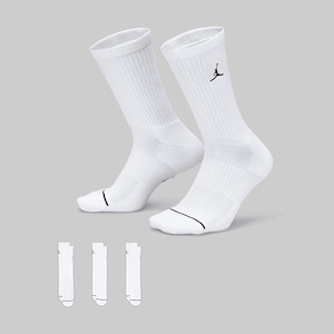 Everyday Crew Socks 3 Pack - White