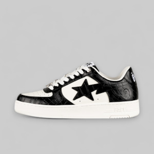 Bape STA #3 M2 - Black/White Crocodile Texture