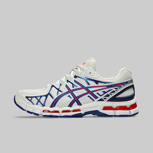 Clothing: Gel-Kayano 20 - Cream/Deep Marine